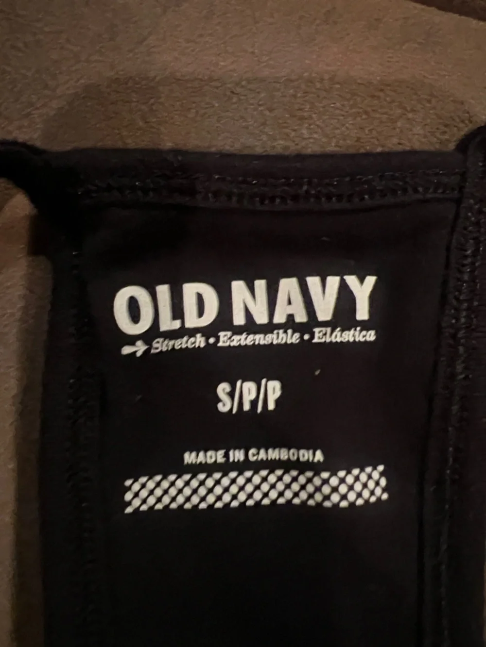 Old Navy Black Ribbed Tank with Racerback - Picture 2 of 3